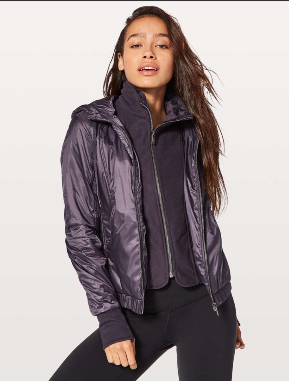 lululemon athletica Scuba Hoodie in Boysenberry